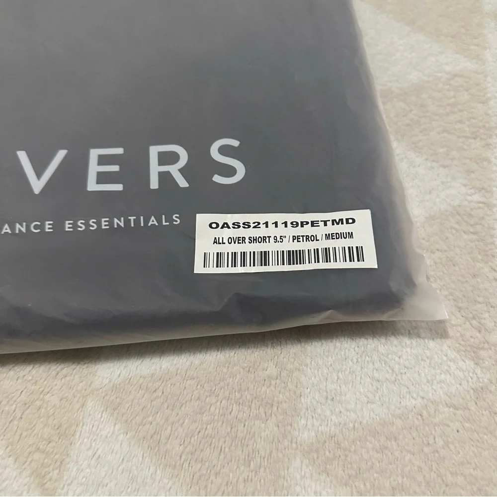 Oliver’s apparel men’s all over shorts 9.5” inseam petrol gray performance